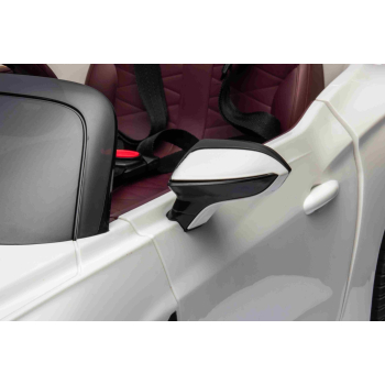 Autko Bentley Bacalar na akumulator dla dzieci Biały + Pilot + EVA + Wolny Start + Audio LED